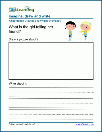 kindergarten drawing worksheets pdf