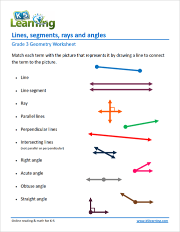 Sample Grade 3 Geometry Worksheet