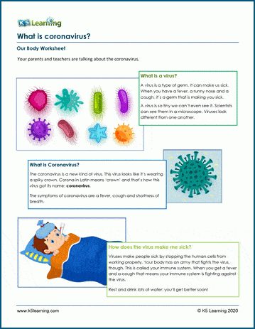 Coronavirus worksheets 